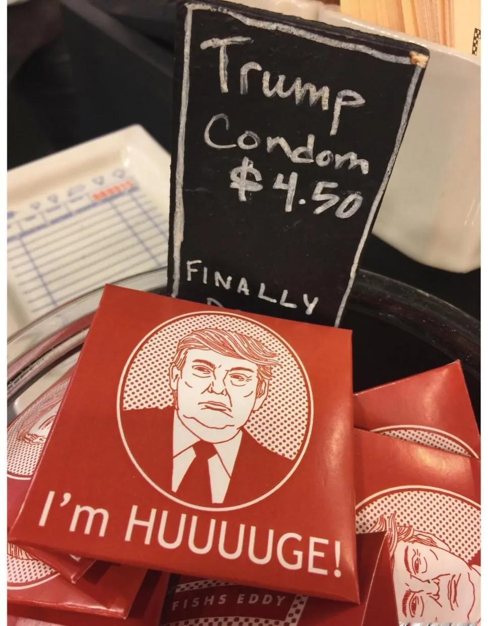 特老兄的头像上了安全套，售价4.5美元。这样的东西出现在爱泼斯坦案件公布的图片里