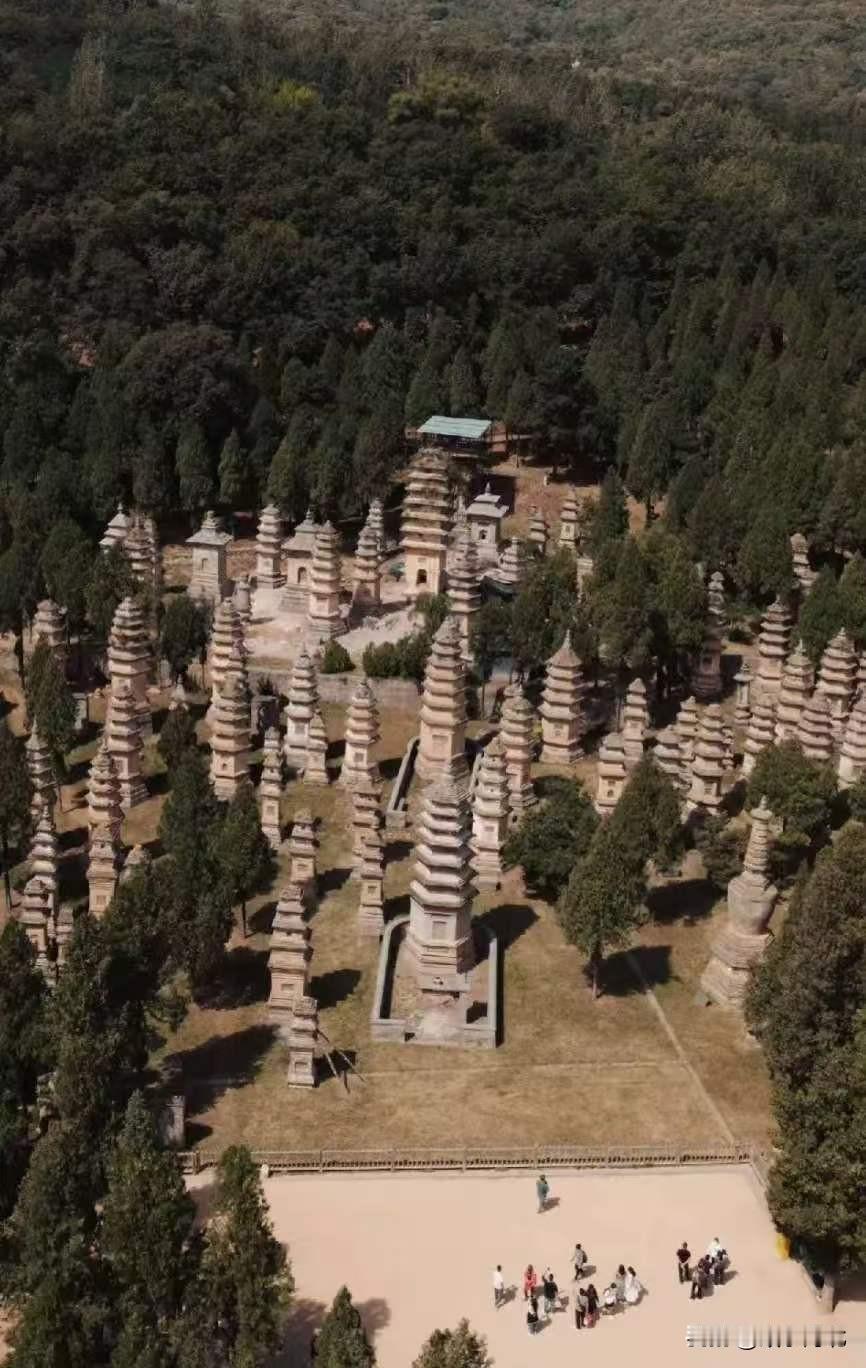 少林寺的塔林是一个非常神圣的地方，可就在这样的地方，却有一个与众不同的石塔，和其