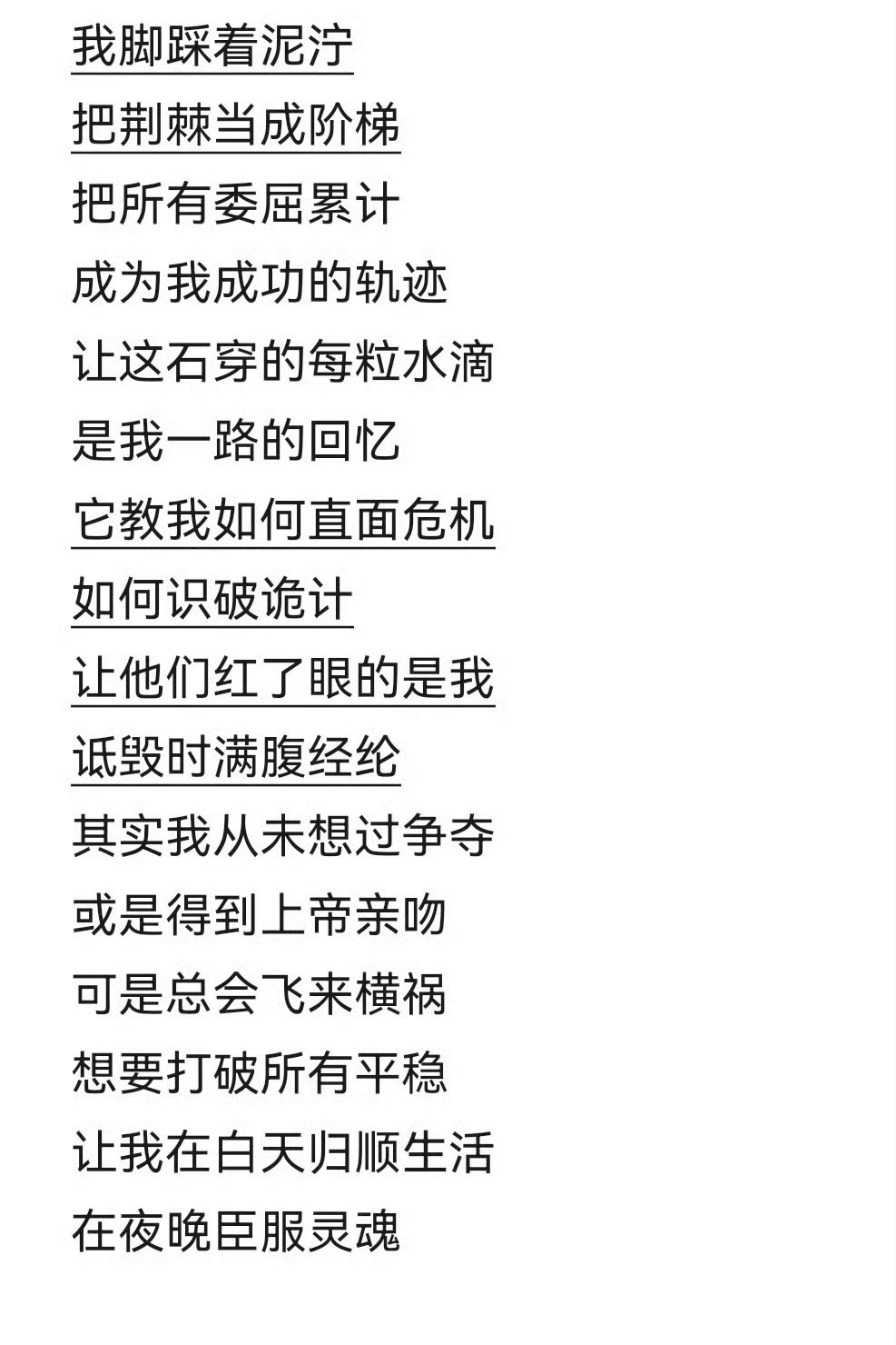 左奇函的图片日记 左奇函的原创，这是实打实的硬实力，写满热烈与热爱，四代第一作词