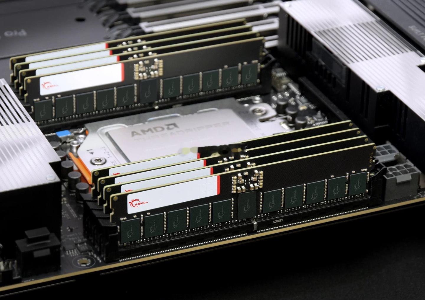芝奇 RDIMM 内存在 AMD TR PRO 平台达成 8 通道共 256GB