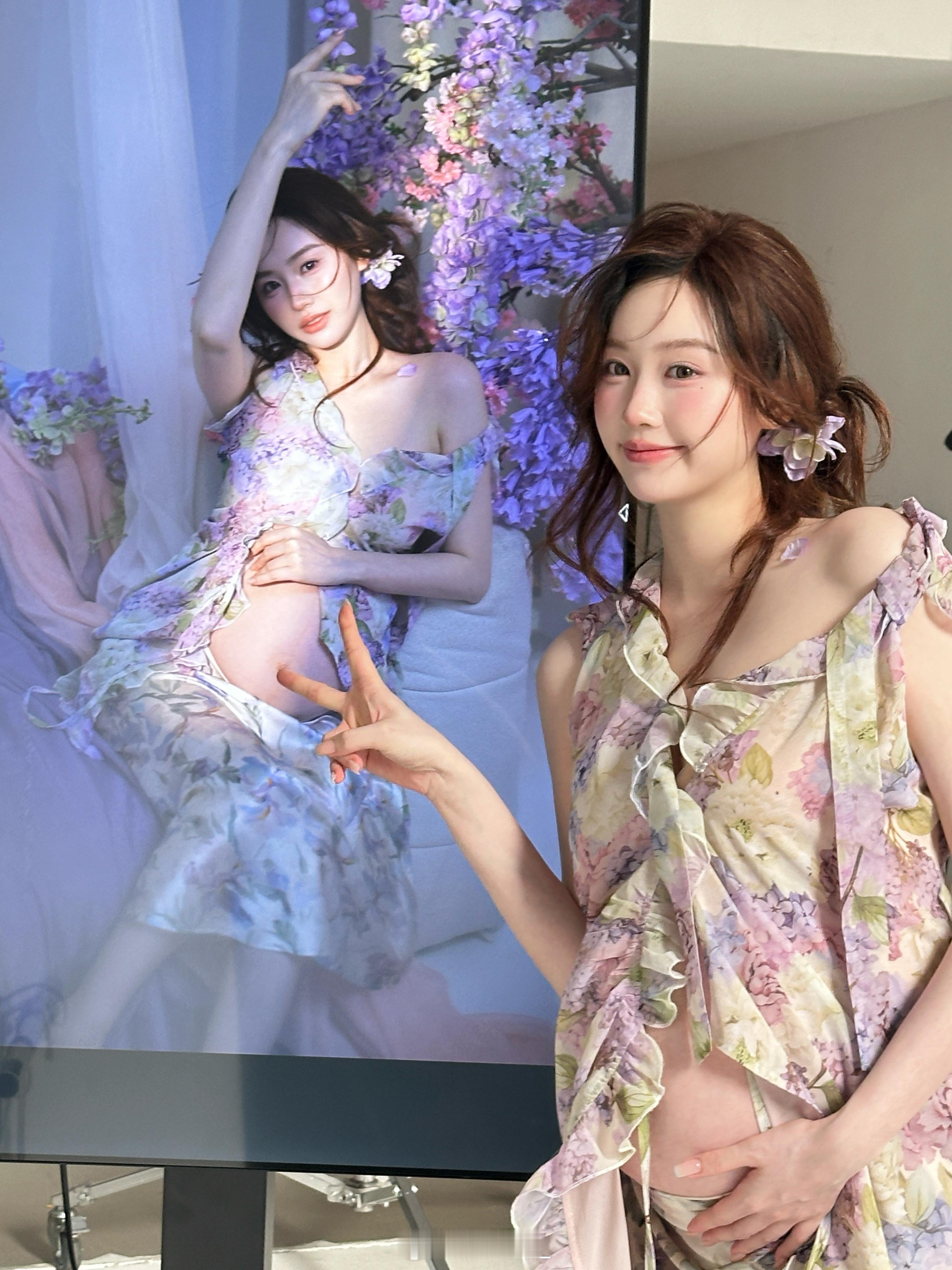 孕期的疲惫 都被👶🏻的存在镀上了光🫧感谢🙏 花絮也美🐭了 ​​​