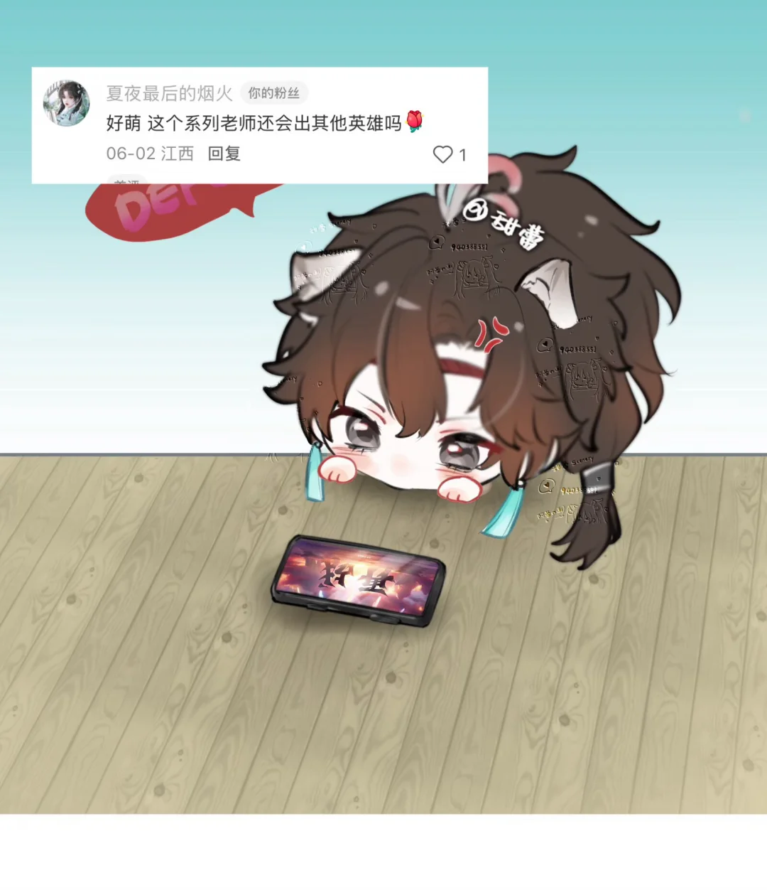 丸辣！有人管管我吗！ 还愿咯 有小宝说想看其他角色的~画了~
