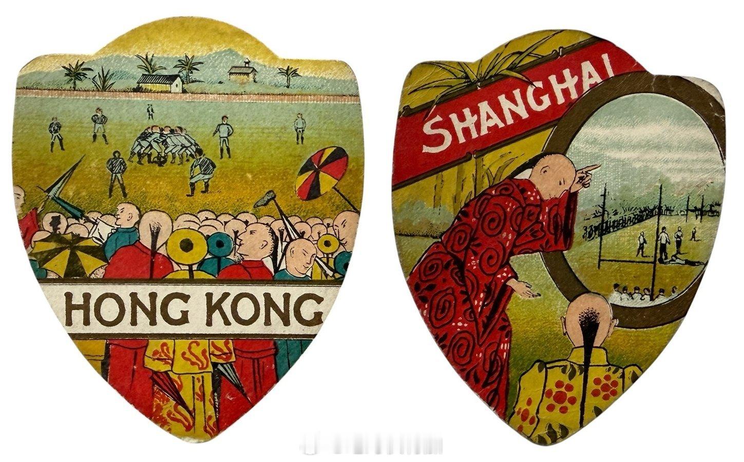 曾经的 John Baines 橄榄球卡（香港及上海），该公司成立于1880年代