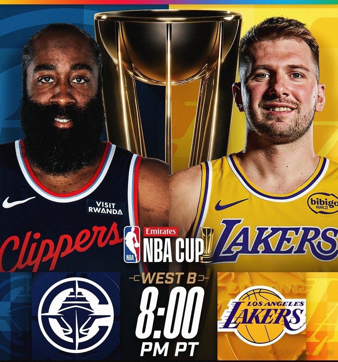 NBA杯洛杉矶德比：快船vs湖人可以看看直播看比赛：ez33.cc（浏览器输入）