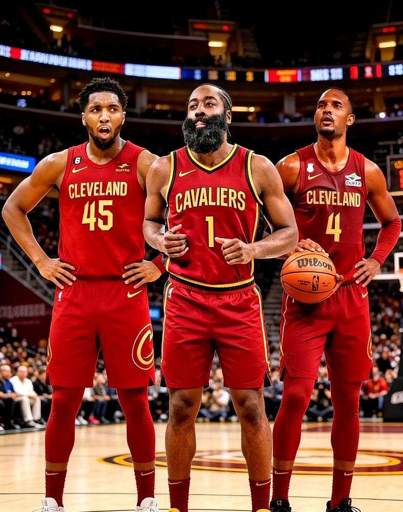 米切尔骑士生涯百次30+，队史仅次于詹姆斯！

哈登真成骑士的“大脑”了。打爵士