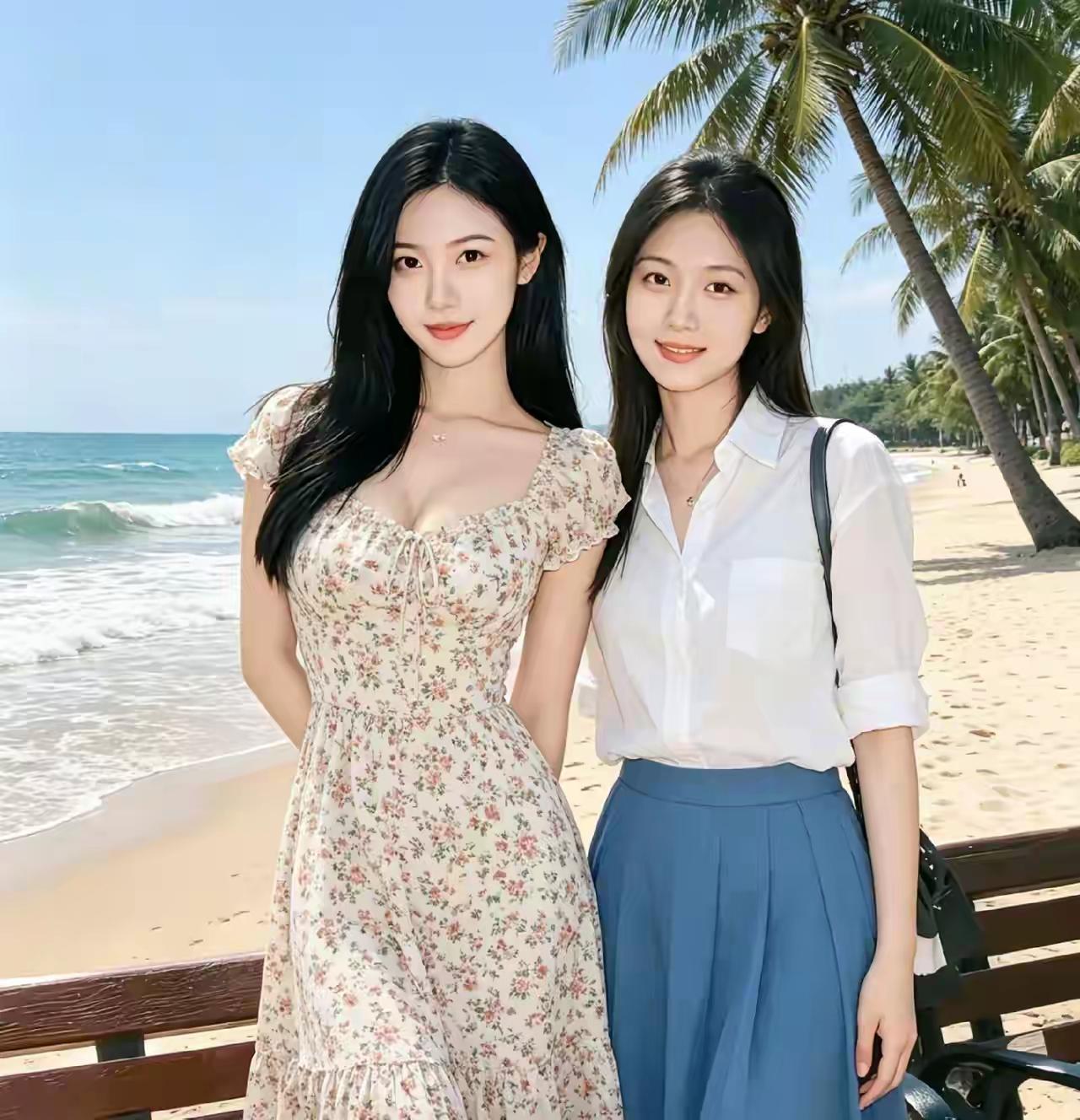 想让俩妹当老婆沒什么可挑选的，任意其中一个都保你们满意的！
两位颜值都不错，看面