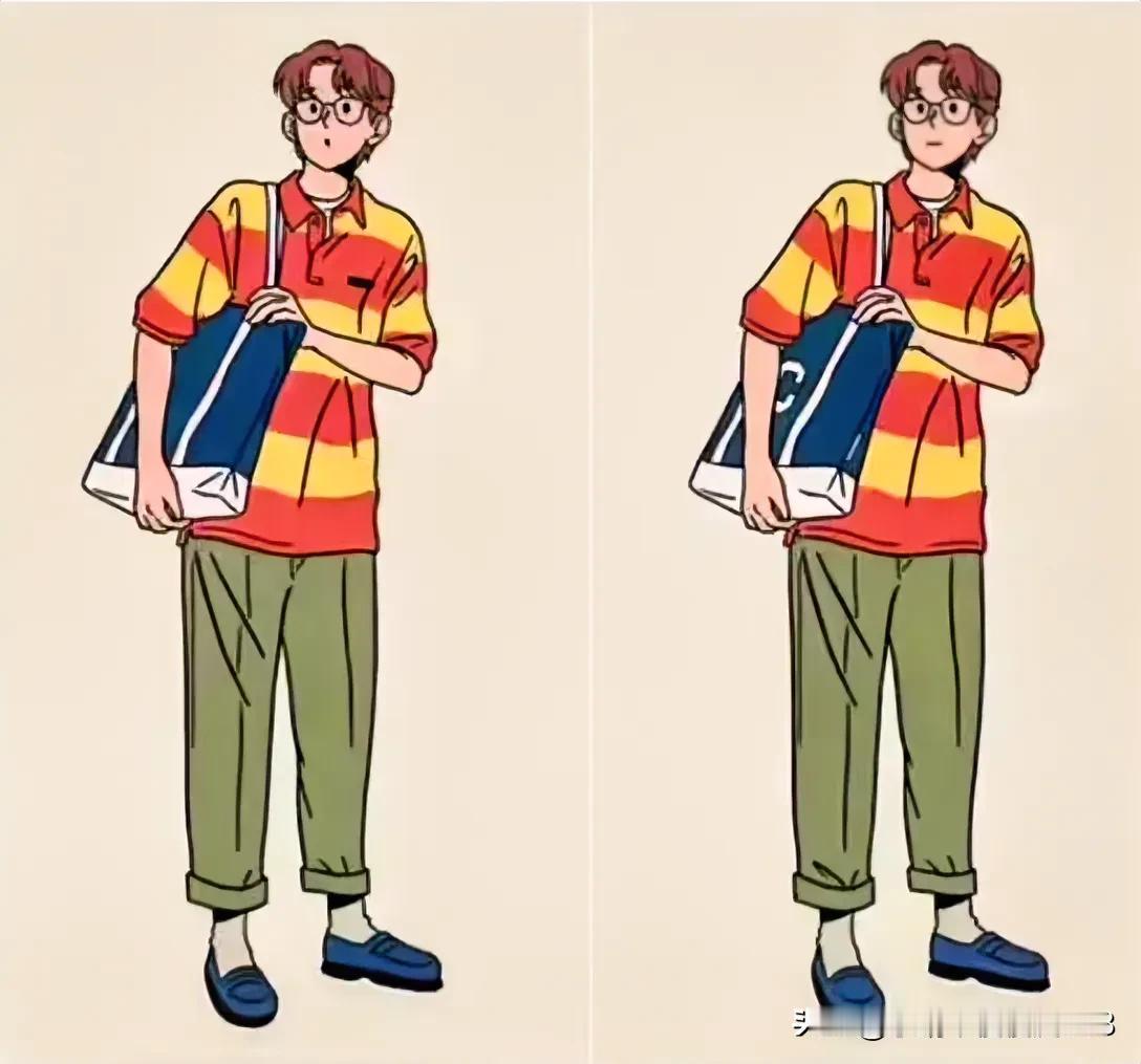 少年少年，最是风流
找不同 8处能找到吗[灵光一闪]