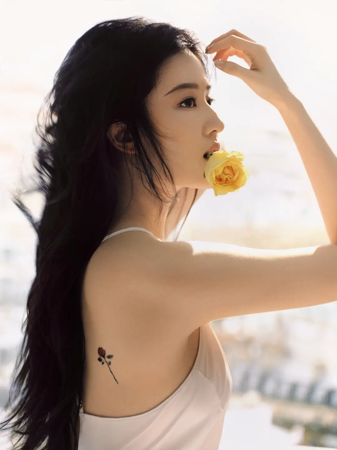 这个玫瑰真的好戳我！刘亦菲能不能天天生日