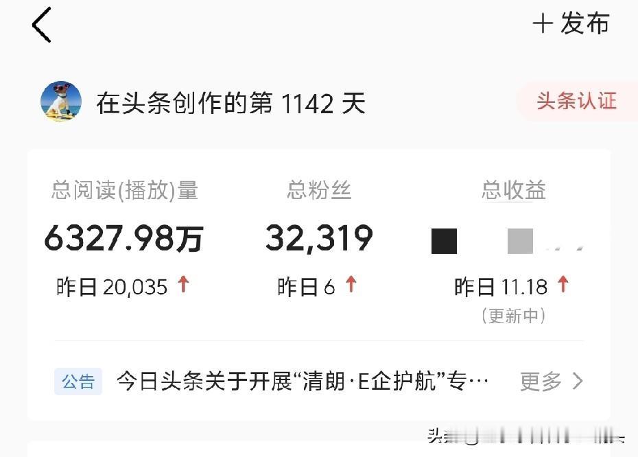头条你想干啥，文章2万多的阅读单篇字数超过700字，才给了区区10块钱。
我是真