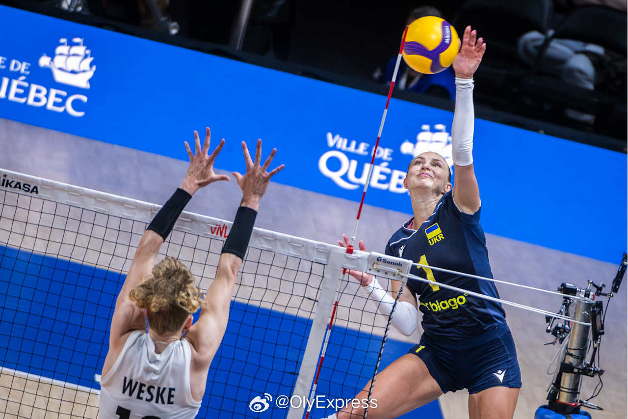 【国家女排联赛新军乌克兰3-2力克德国取首胜】2026世界女排联赛国家排球联赛 