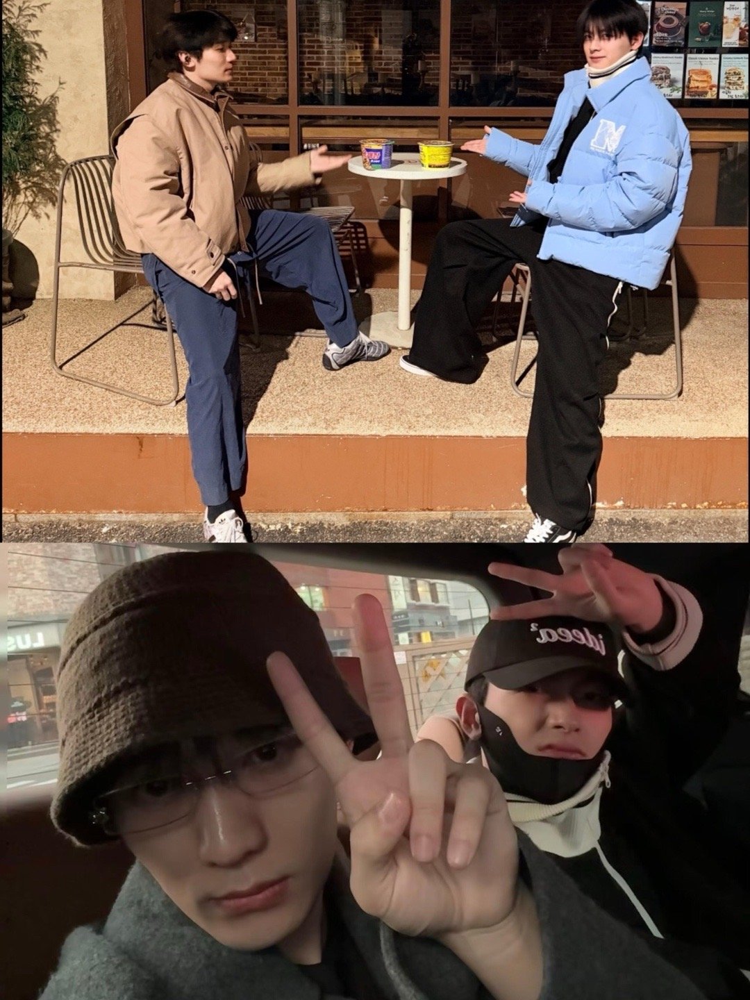 五人勇闯韩国，临江仙的群像还是太伟大了！鹿鹿还带了闺蜜一起去，在韩街头几个人合照