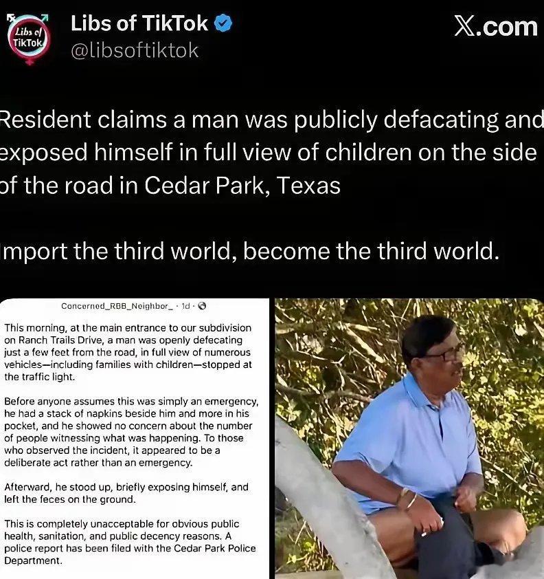 光天化日之下，一个印度人在美国大街上脱裤子就拉，这事儿把美国人看傻了。7月6号，