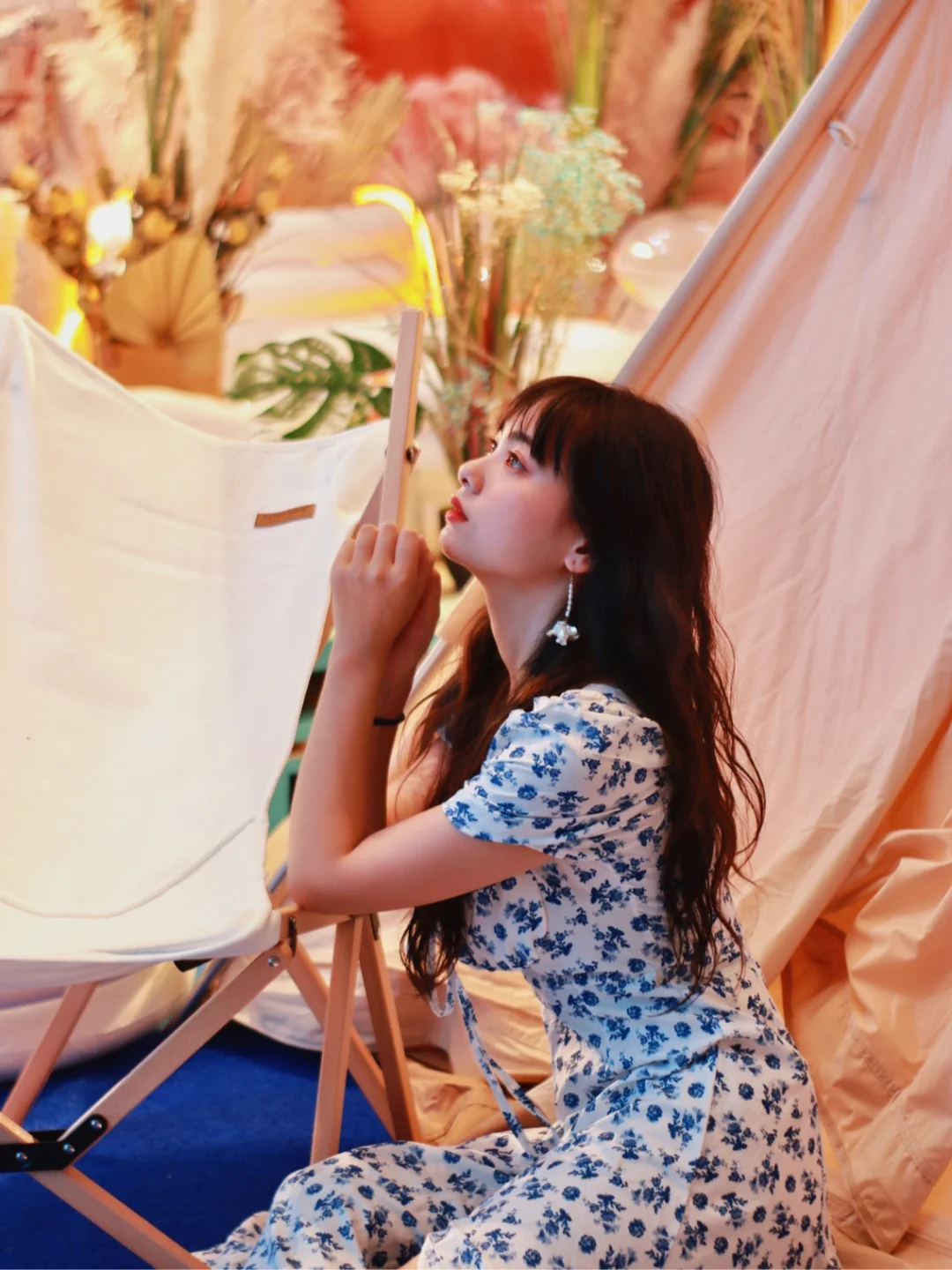 OOTD｜碎花裙是真的减龄