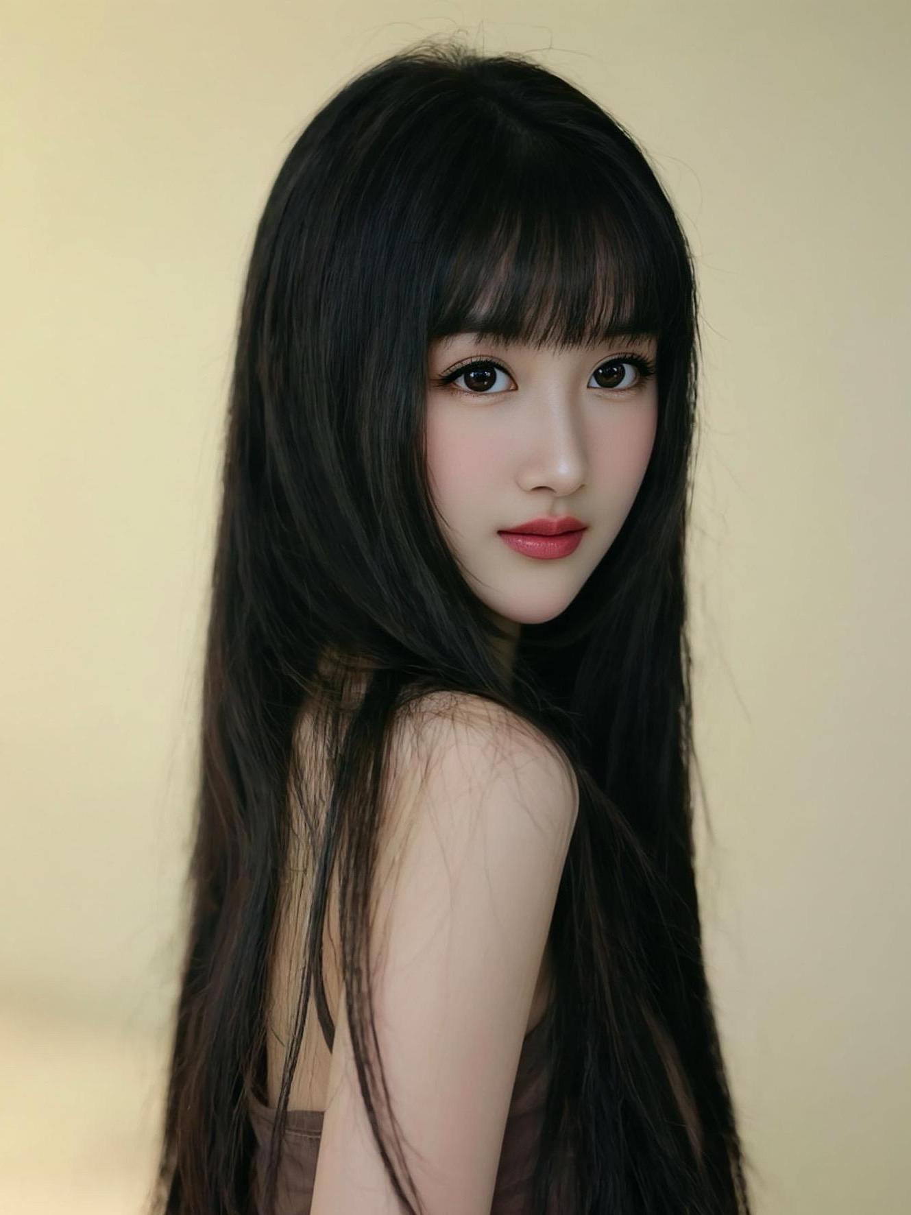 日系长发照