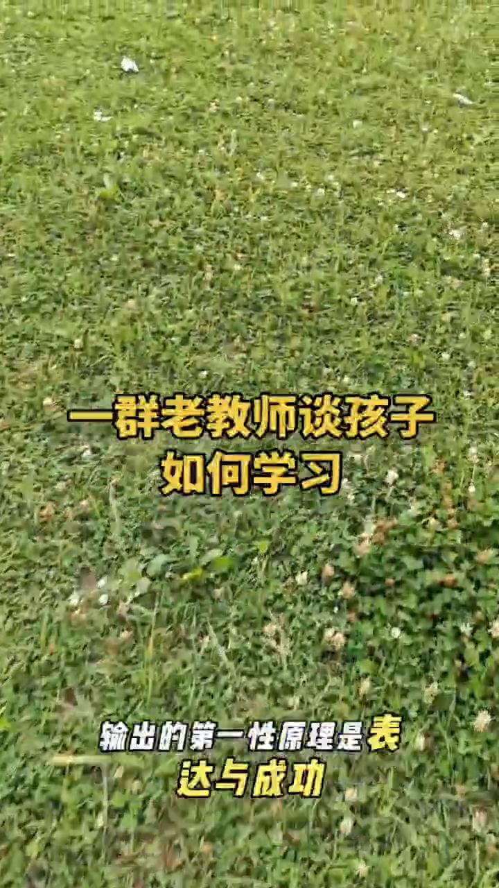 一群老教师谈孩子如何学习。
学习的第一性原理是自学而不是补课。自学的第一性原理是