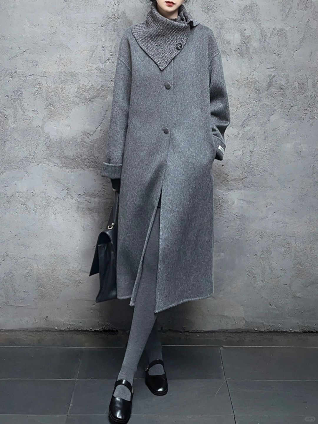 灰色系穿搭太高级了！