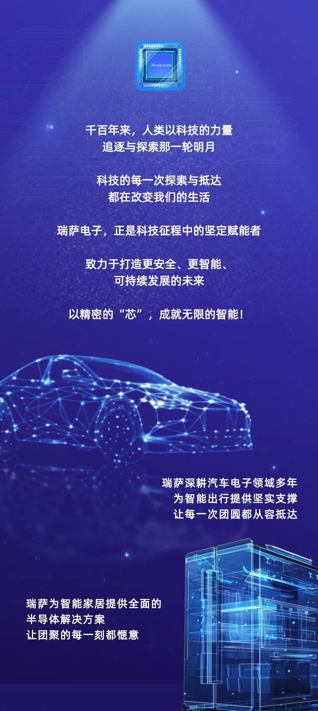 逐月而行 · 以“芯”相连｜瑞萨电子连接每一份团圆