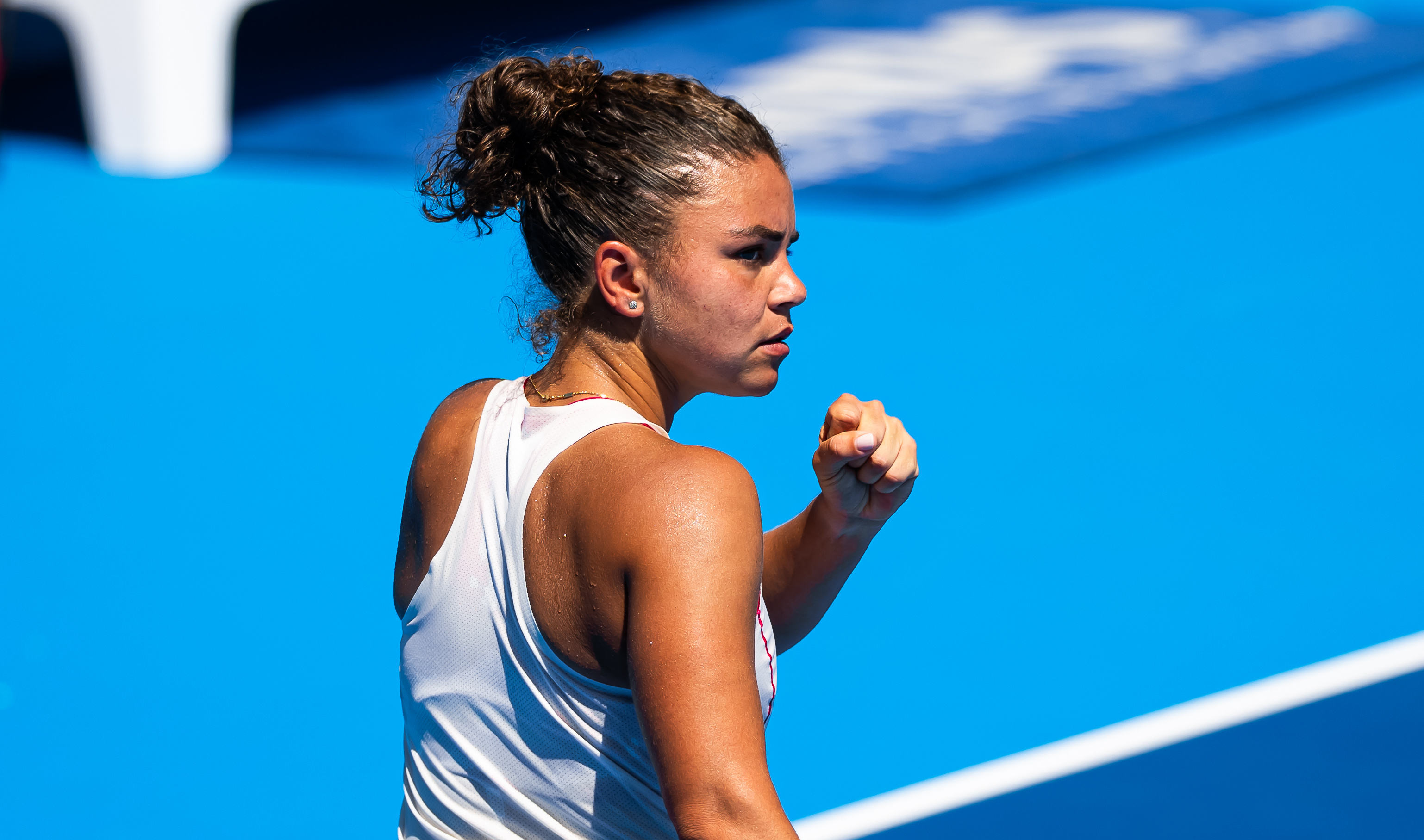 成功复仇👊WTA1000辛辛那提站第二轮，7号种子鲍里妮以7-6(2) 7-6