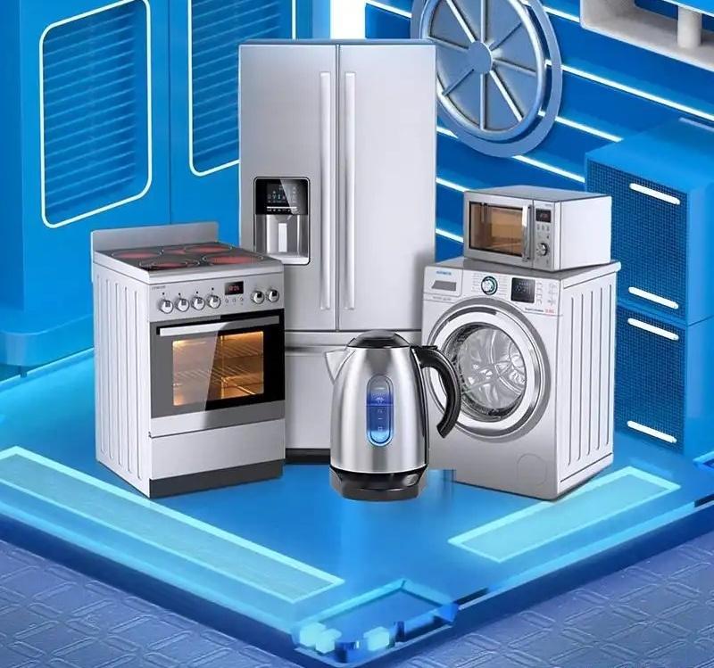 国补下乡老家电焕新迎热潮老冰柜轰隆隆响半夜像开拖拉机，老电视开机得拍两下。赶上这