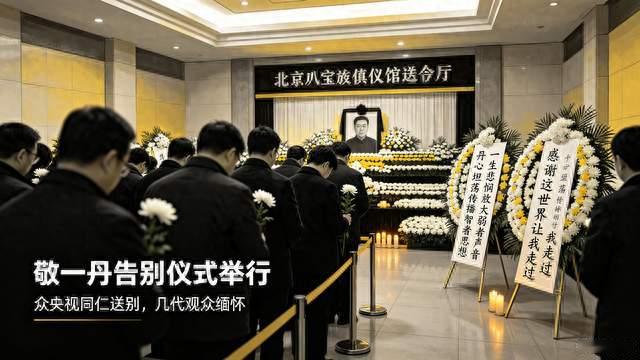 敬一丹告别仪式举行，众央视同仁送别，挽联动容