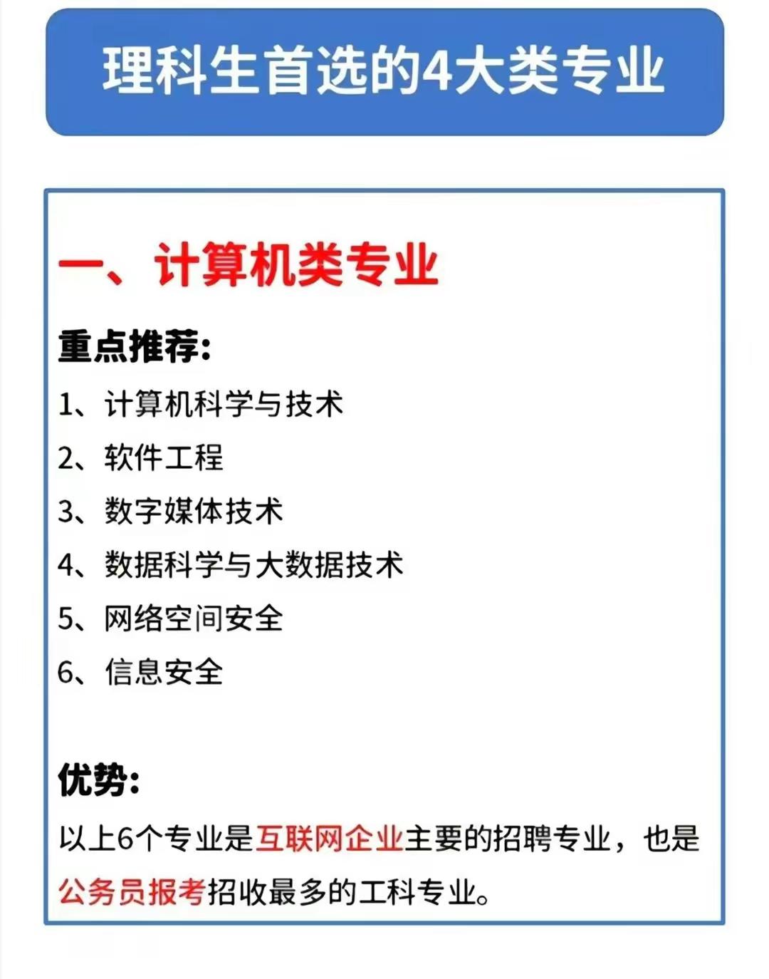 高考物理组考生首选四大类专业，就业为王的时代，这四大类工科专业优选。
#大学 #