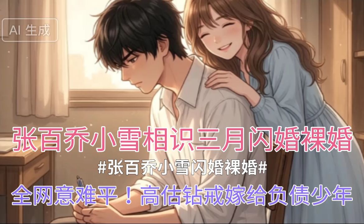 #甜蜜日常# 张百乔小雪闪婚裸婚 #