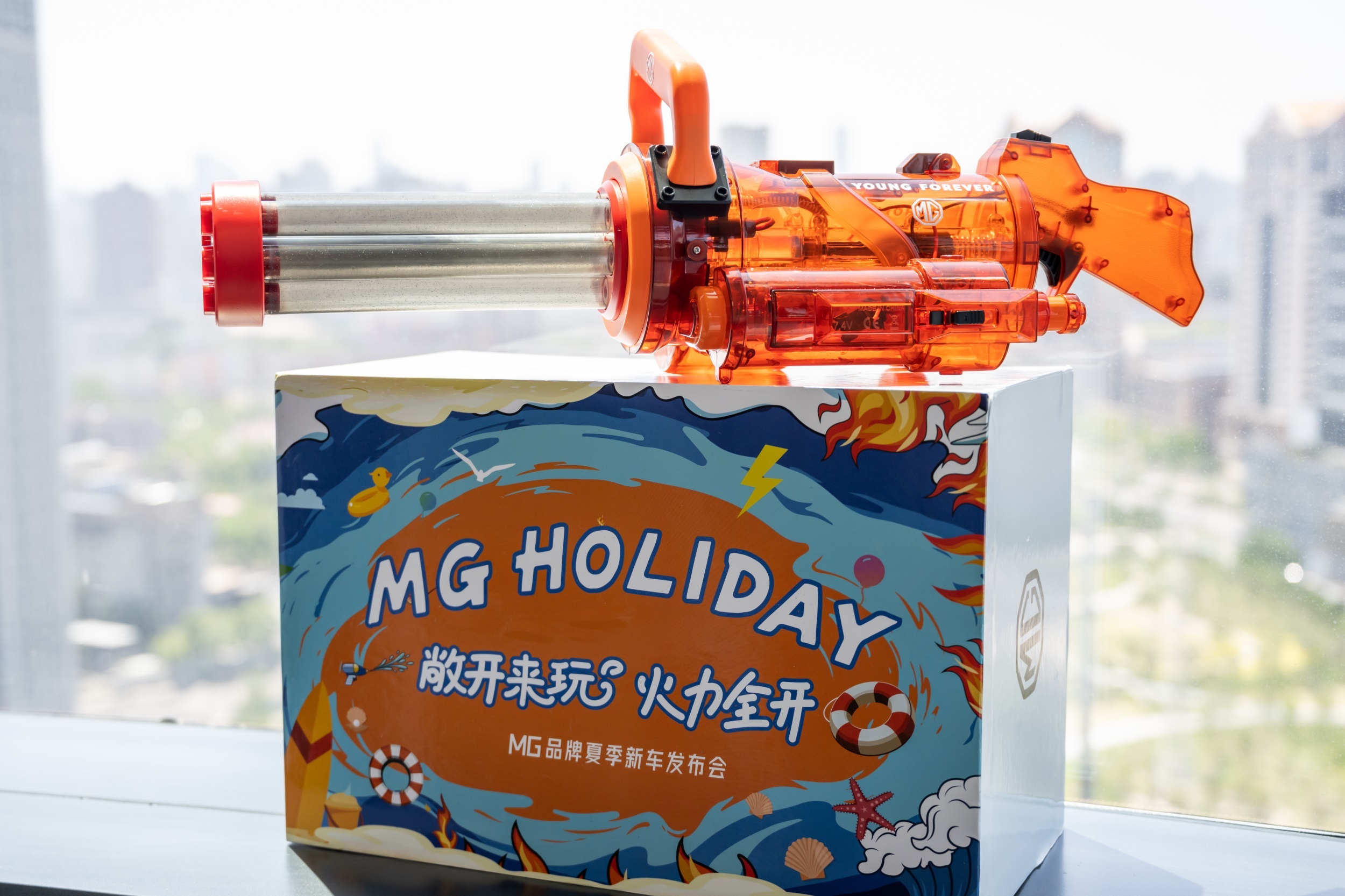 前几天MG新车发布会的加特林邀请函，5.99 万起的MG5新车也如加特林一样，火