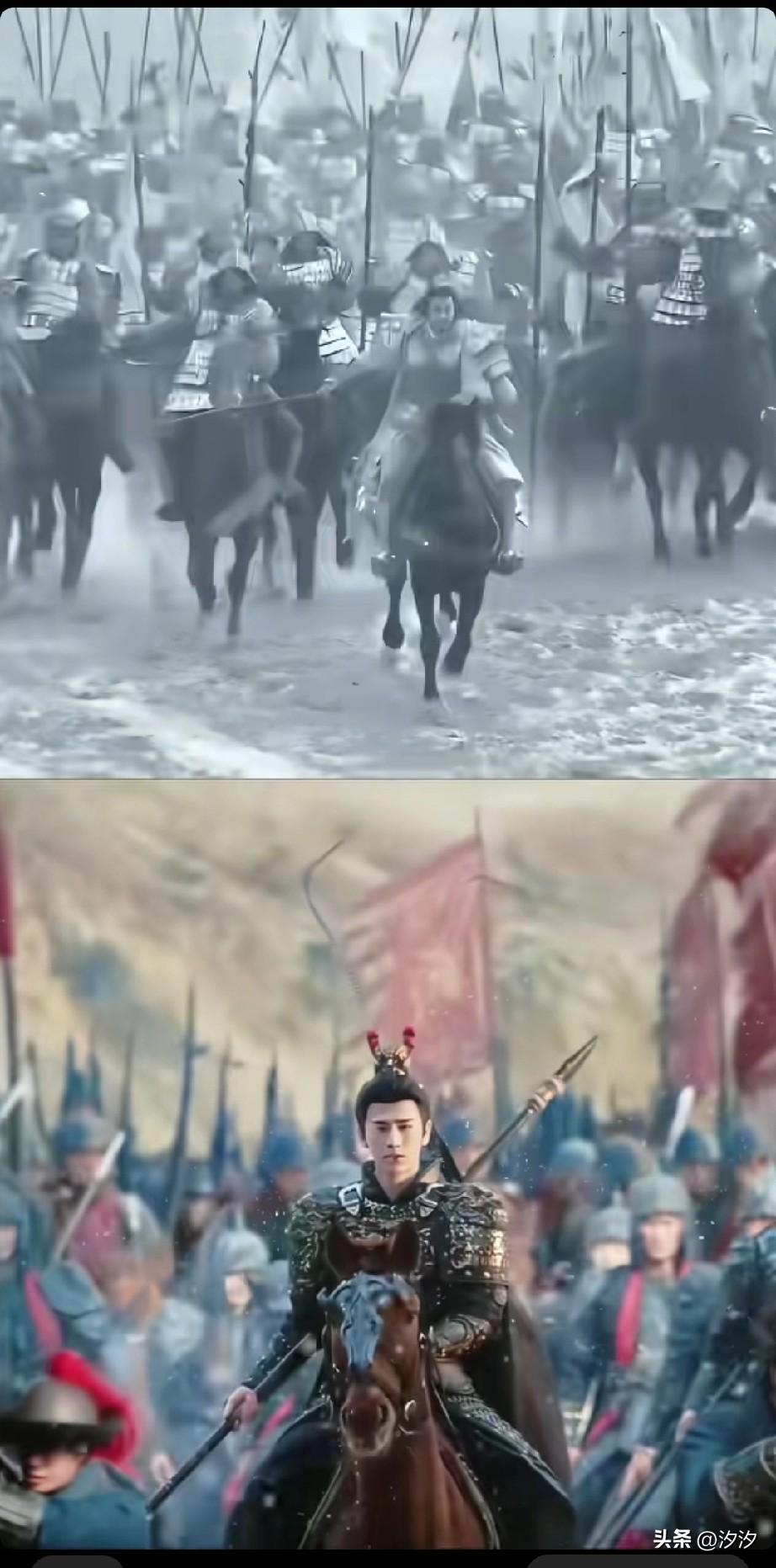 把何润东和张凌赫饰演的将军对比，
这到底是谁想出来的？
简直是神来之笔，
怪不得