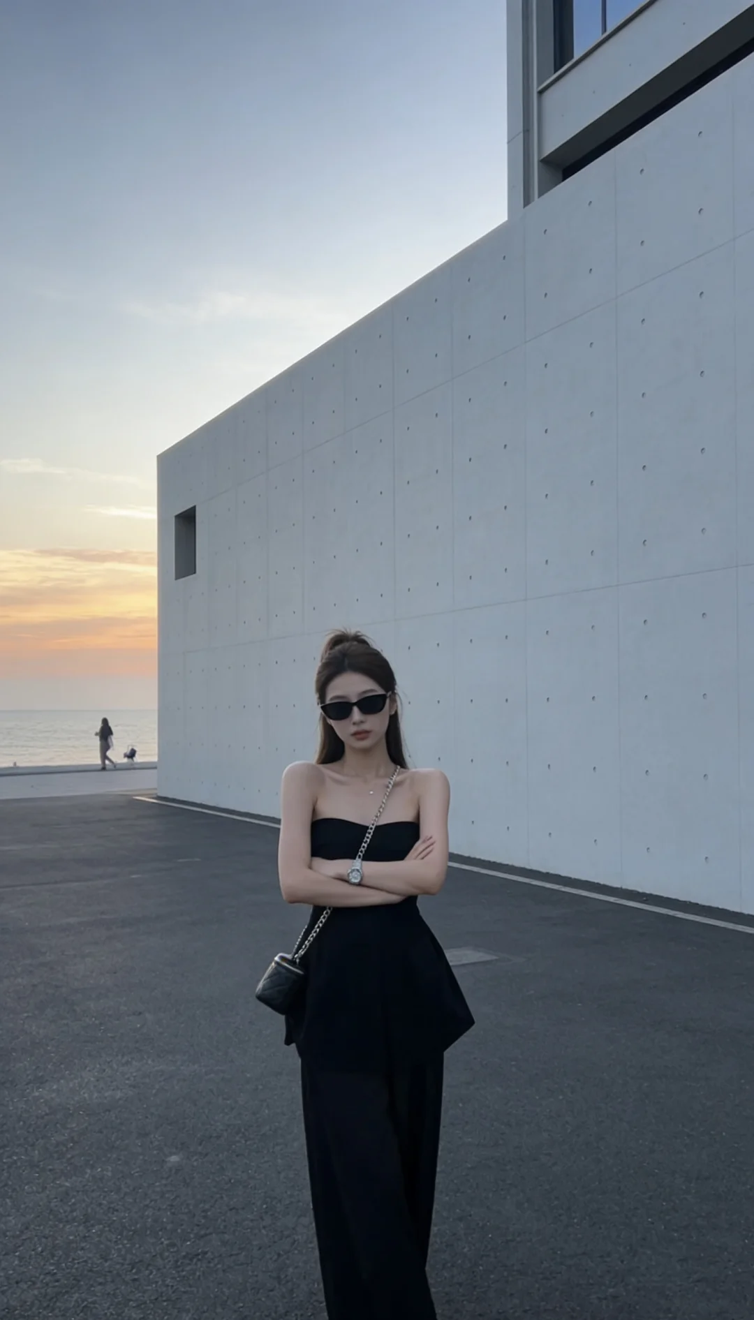 一身黑的高级感