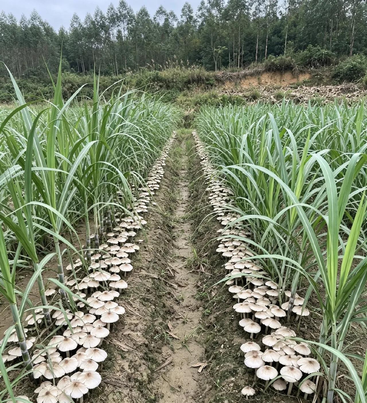 太稀奇！广西村民下地干活，撞见田里一排蘑菇笔直生长，模样格外奇特
 
 
近日，