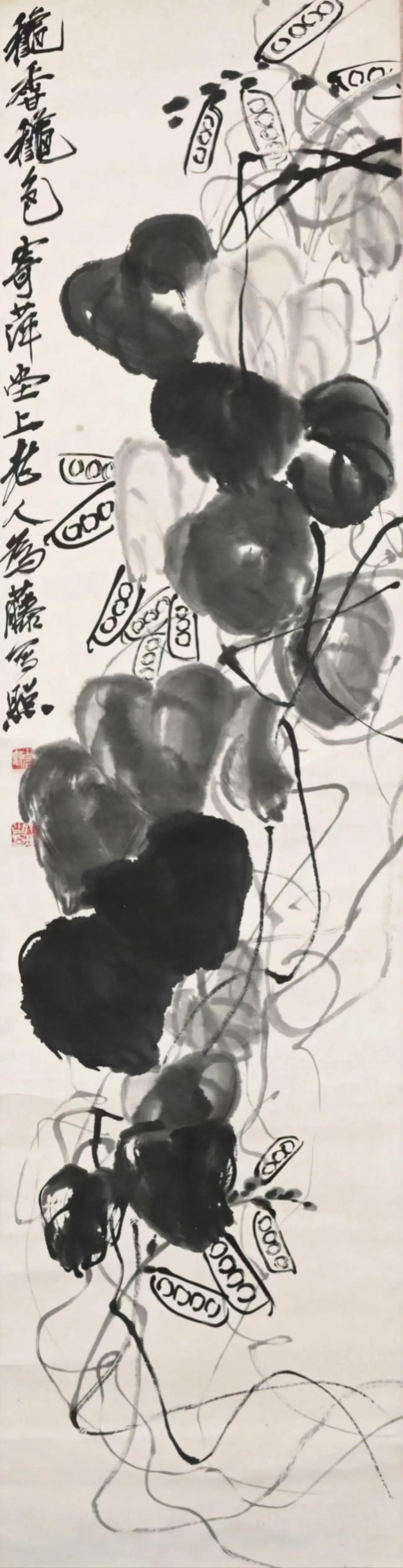 1～2）齐白石，四尺对开
3）赵少昂88.5X32cm，原藏家得自苏富比
4）钱