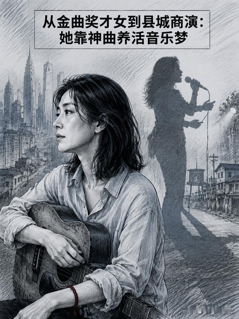 从金曲奖才女到县城商演：她靠神曲养活音乐梦

那场让她被骂多年的舞台失态，根