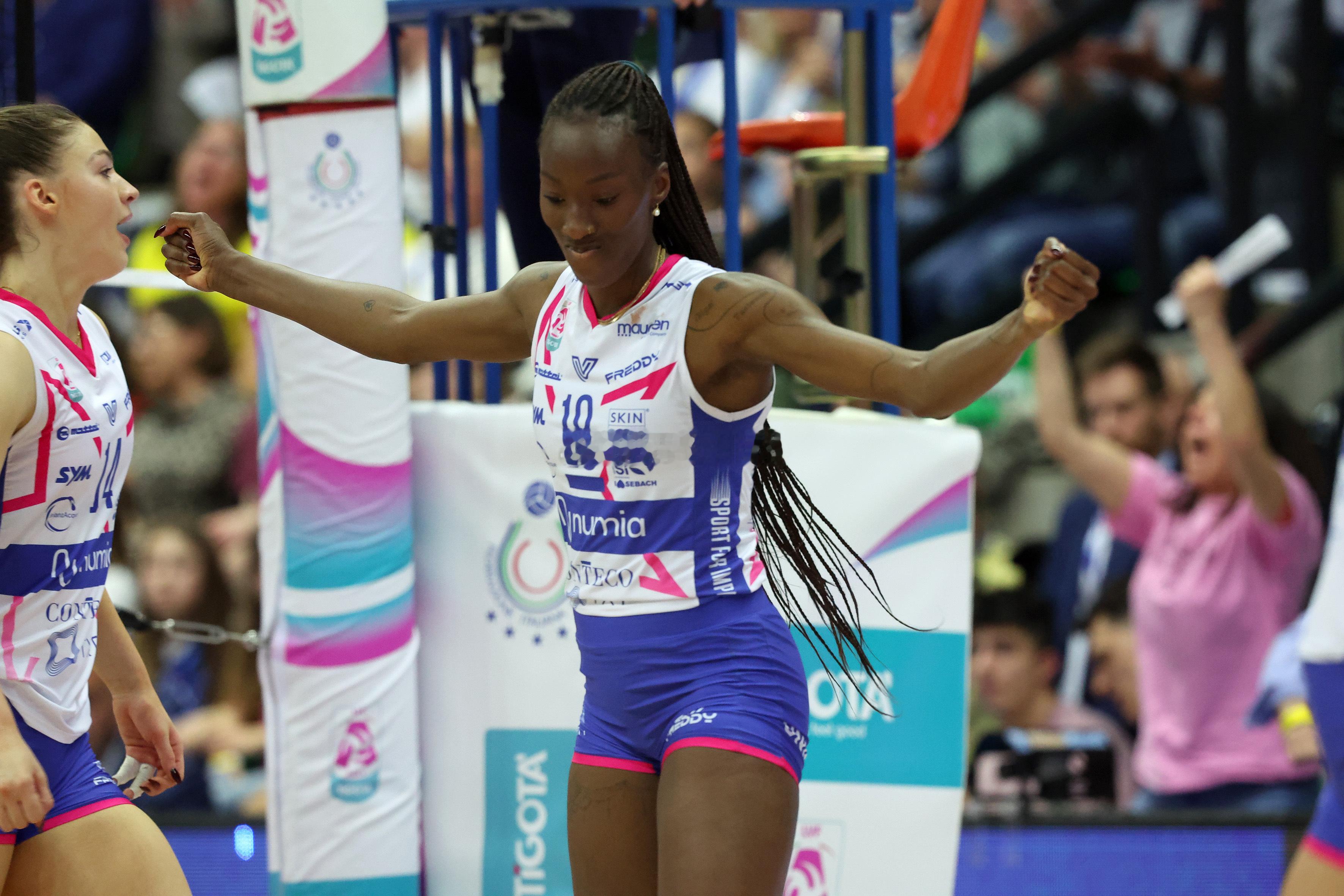 【技术统计】2025-2026意大利女排甲级联赛冠亚军决赛第三回合科内利亚诺1-