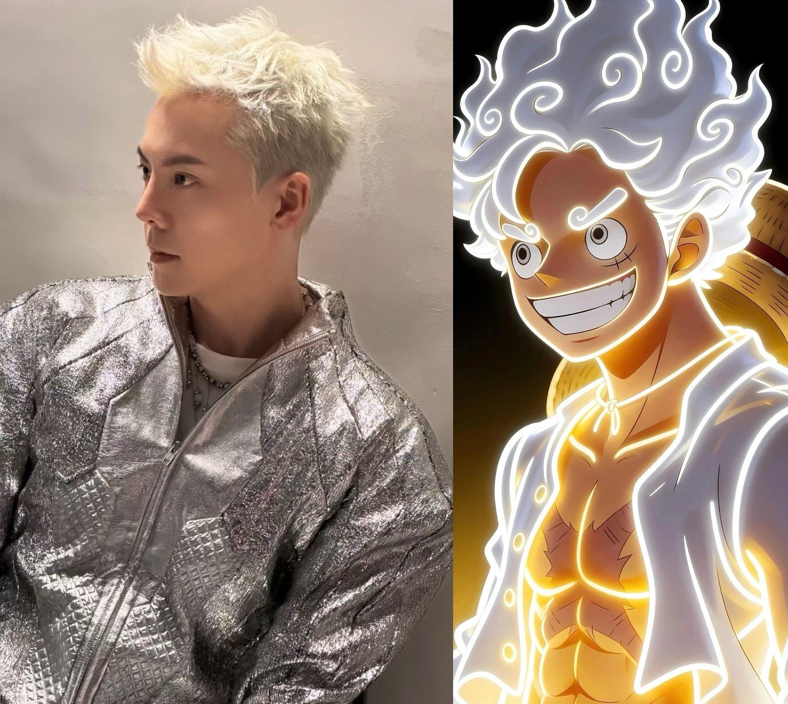 陈伟霆陈伟霆cos路飞白发陈伟霆路飞五档同款白发天呐，今日TIMA国际音乐大赏 