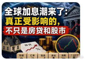 全球加息潮来了：真正受影响的，不只是房贷和股市最近，全球货币政策出现了一个值得关