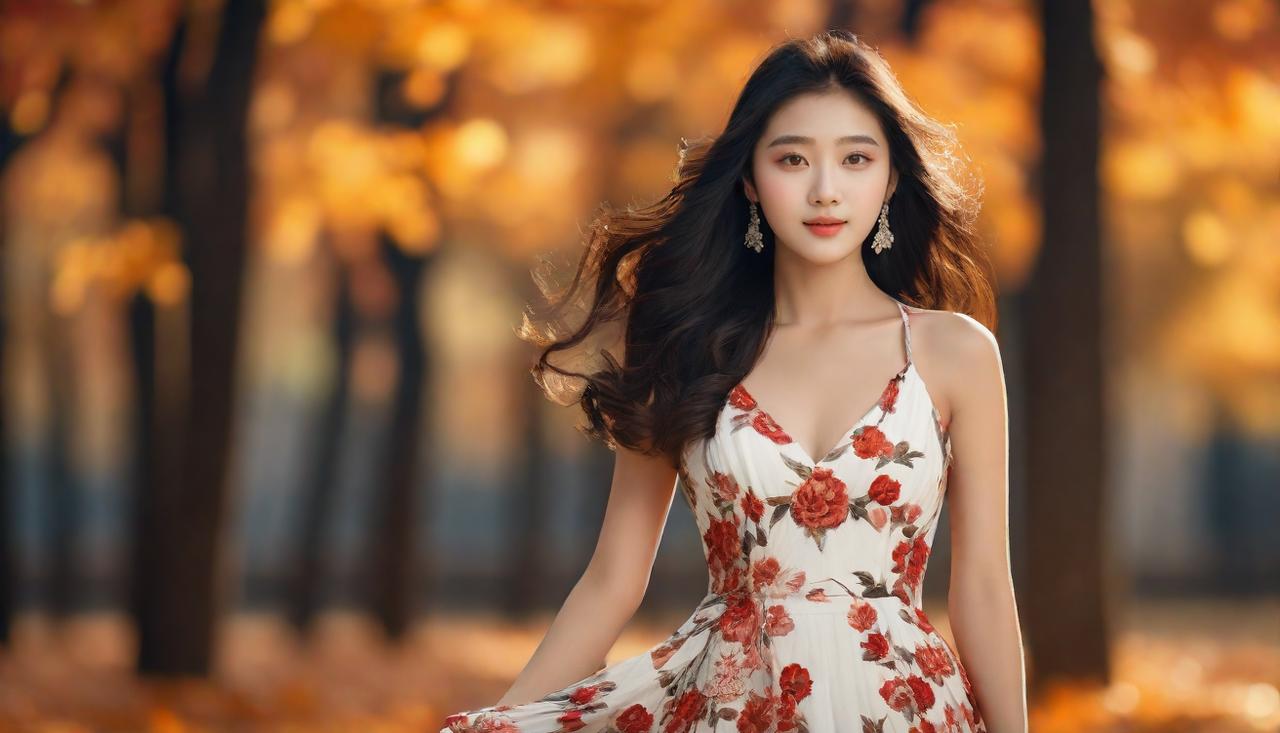 在金色的秋天， 我向你问好。 那温暖的气息， 如同阳光般洒满心田。
落叶纷飞， 