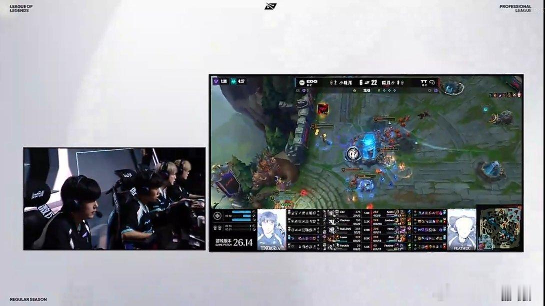 2026lpl第三赛段 恭喜TT 1-0 EDG，拿下第一局比赛！本局MVP：T