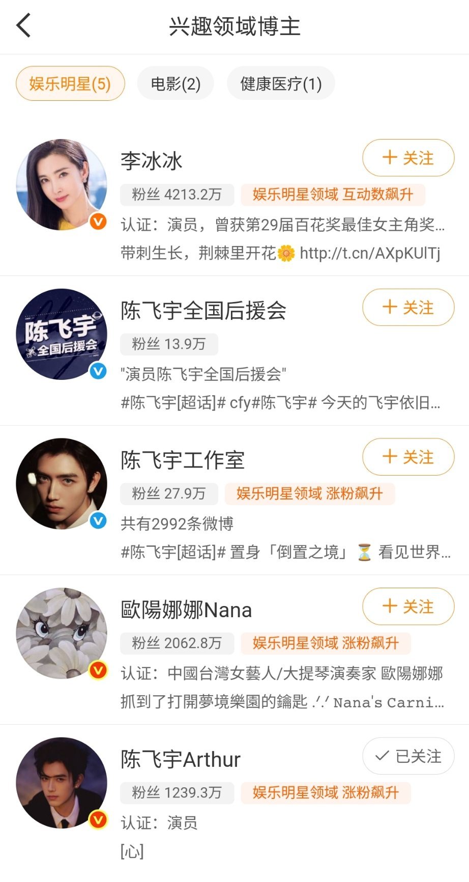 疑似陈飞宇妈妈取关迪丽热巴关注后没几分钟就取消了很明显是手滑了啊！迪丽热巴这么火