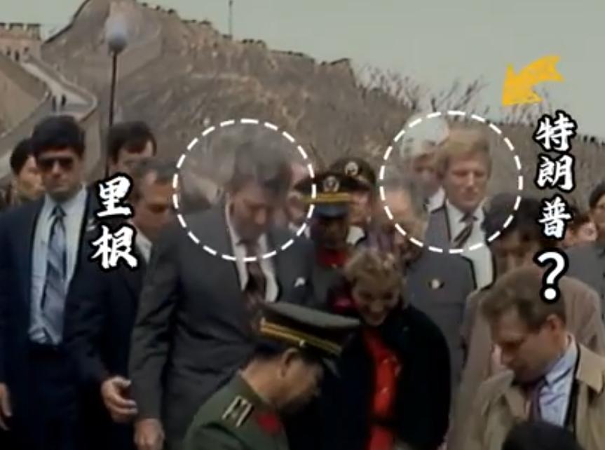 一九八四年4月28日，中美建交后首位在任总统里根登八达岭长城，场面震撼却戒备森严