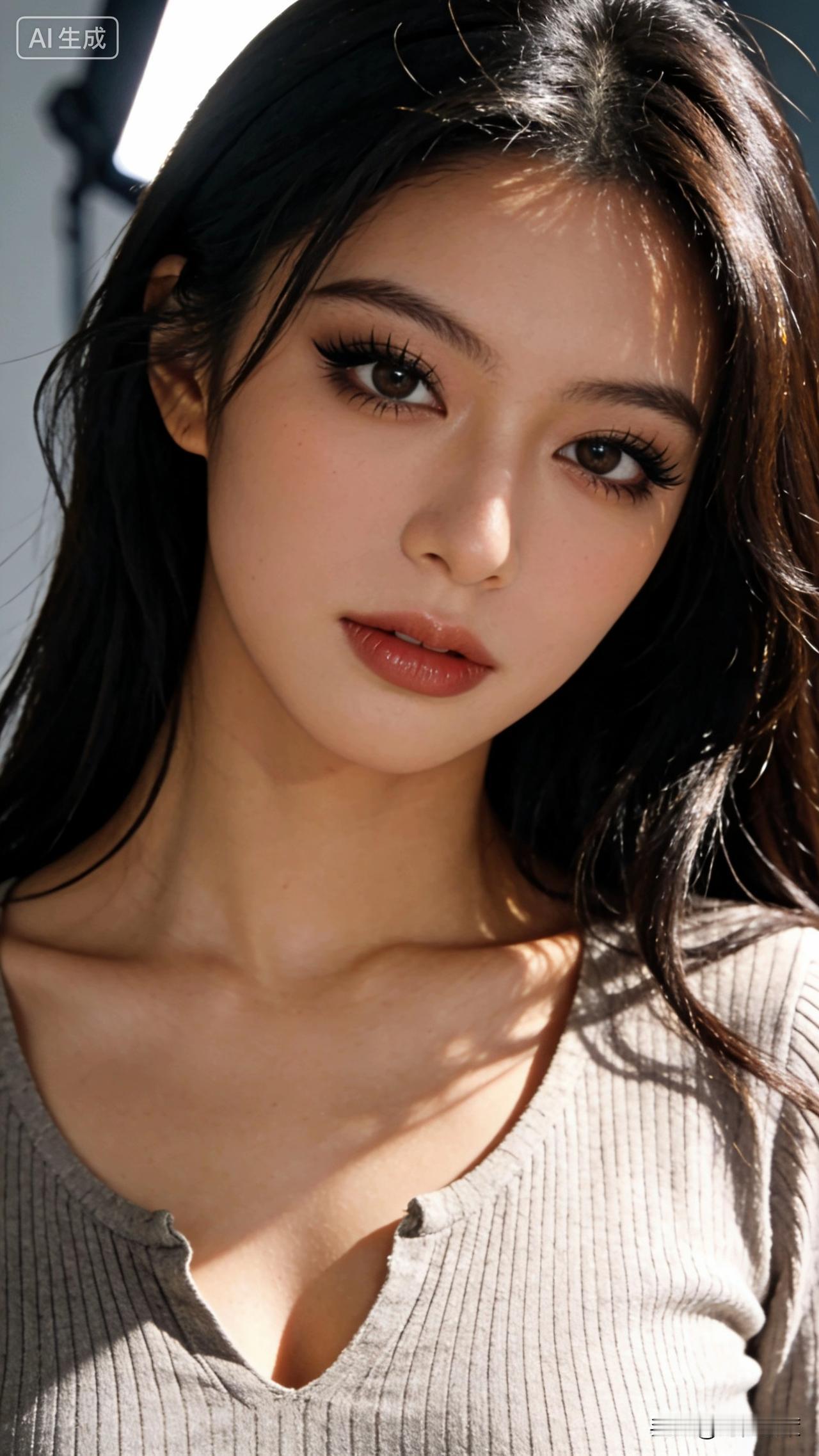 AI绘画到底多厉害这张很真实的美女照片就是使用豆包AI的文生图功能做出来的，可以