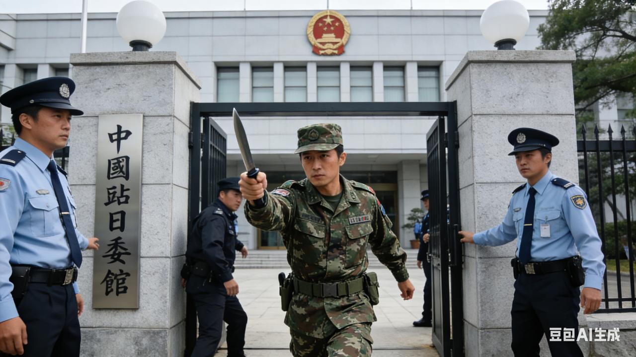 日本自卫队军官持刀闯入中国驻日大使馆事件，绝非简单治安案件，而是日本社会整体右倾