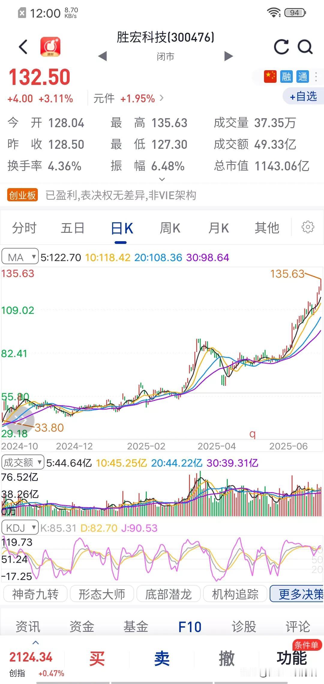 在小小的股市转折的时间节点买入合适的股票，放着，看着它一天天涨高，快乐的源泉它自