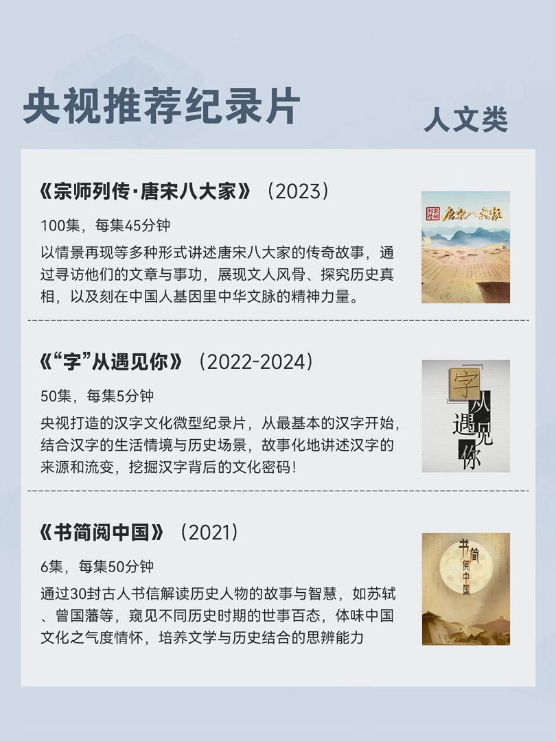 不愧是央视推荐的21部暑假必看纪录片 ​​​