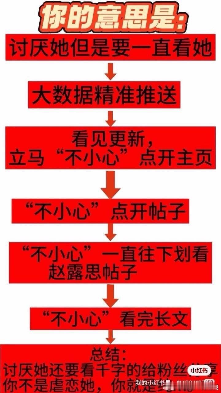 好灵性的一张图，反正对赵露思的标准永远不一样，永远更苛刻，0个人想看0个人在意，