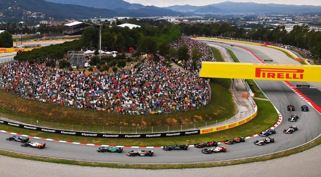 F1西班牙站用的是巴塞罗那加泰罗尼亚赛道，1991年建成，全长4.657公里，跑