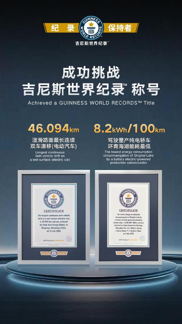 哈哈哈笑死！“单车记录太难破了怎么办？那就搞个双车！”小鹏P7创造的电动汽车在湿