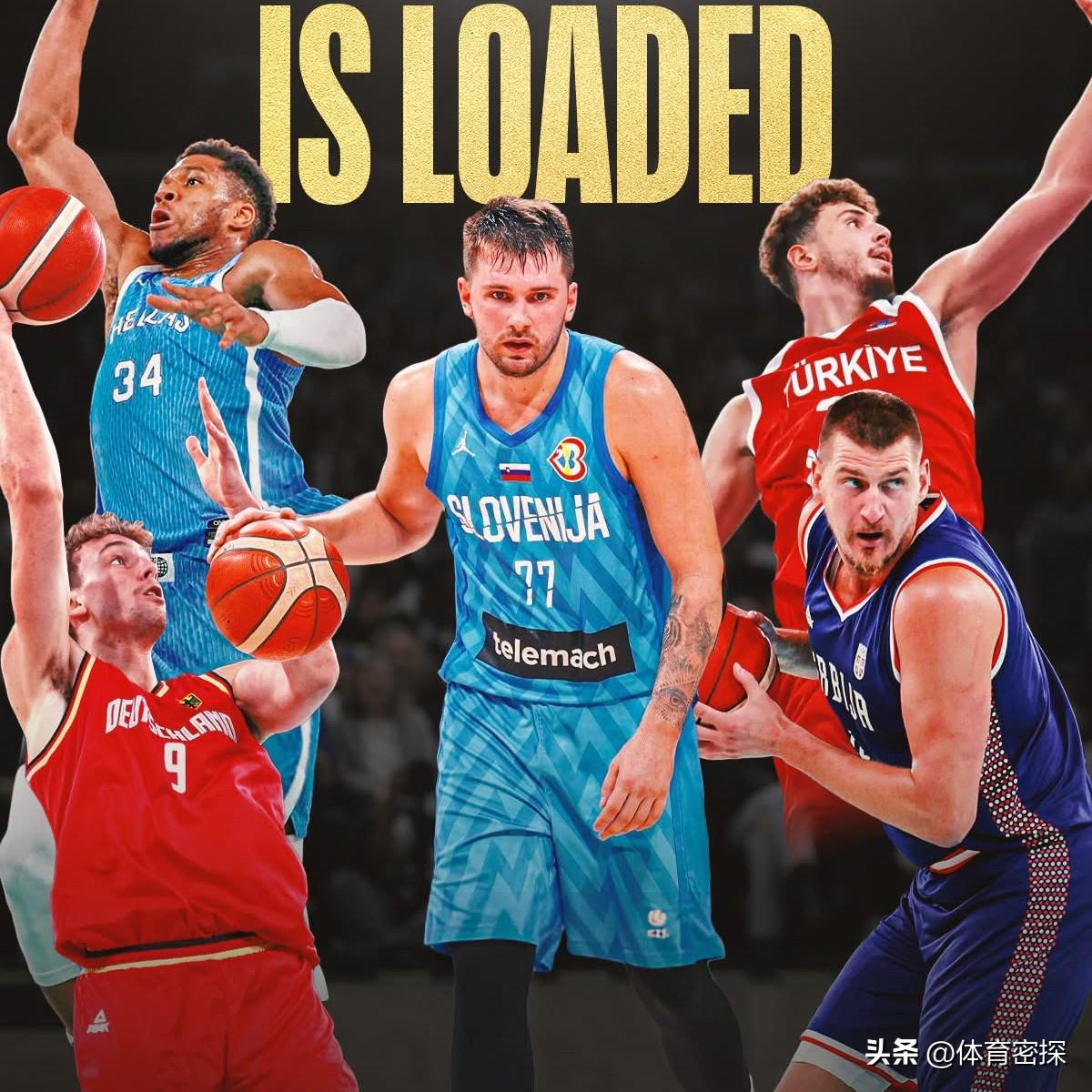 16强打完，NBA球员断档领先！
欧锦赛得分榜，前十名：
1.东契奇（湖人）：场