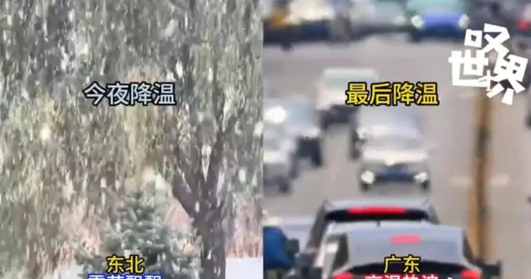 南北方温差超50℃！我在南方露着腰，你在北方裹着貂我在央视频，邀你一起看更多有品