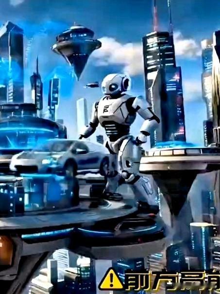 由AI创意的作品，

展现出未来科技，

和AI一起探索未来！