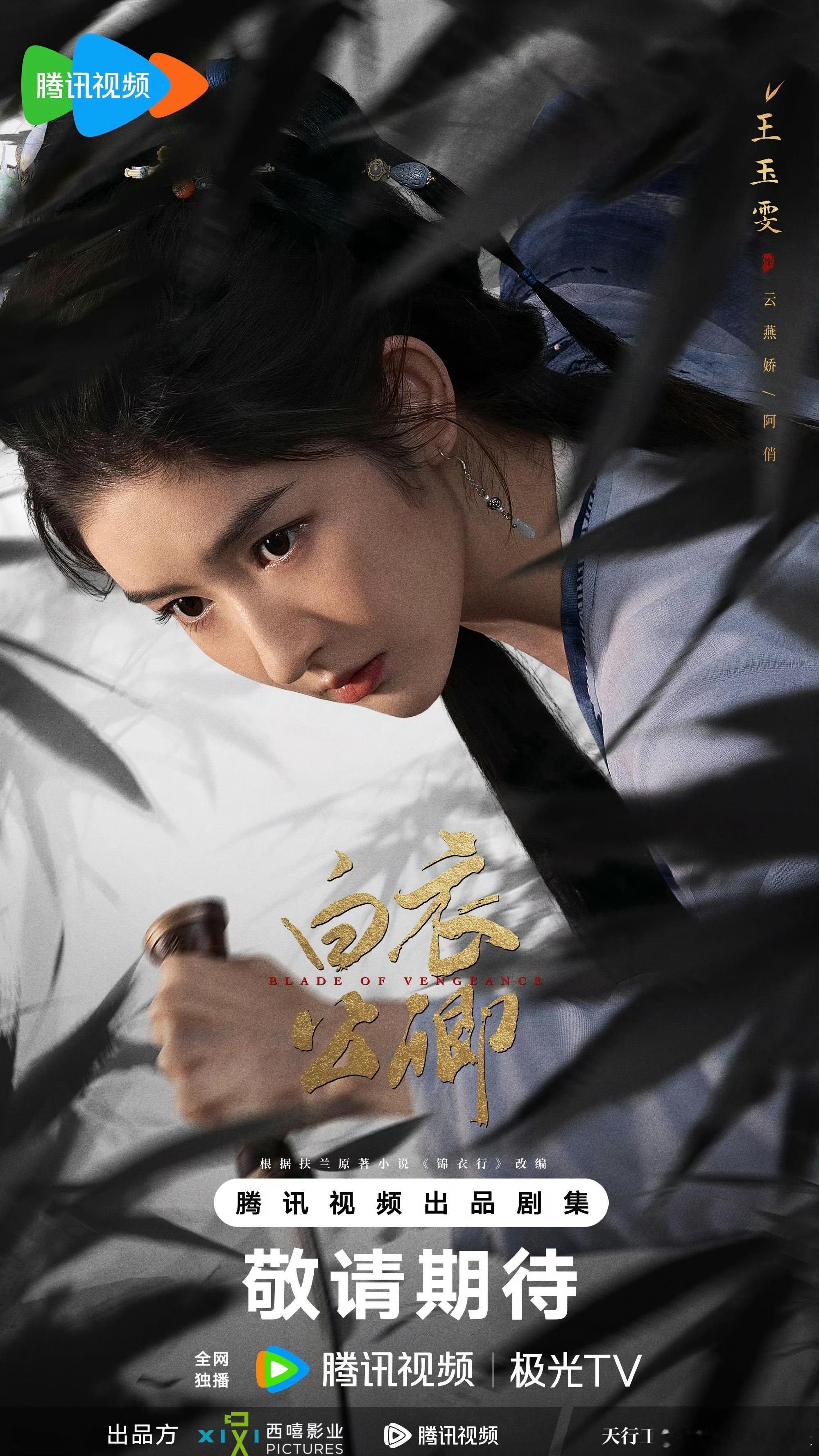 王玉雯终于又演古装剧了王姐古装适配度绝了！《白衣公卿》中云燕娇嫉恶如仇，海报里眼
